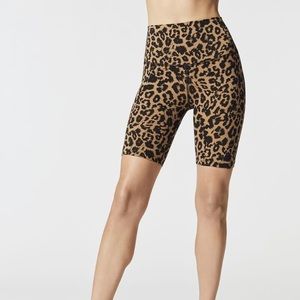 LNA leopard print bike shorts - NWT